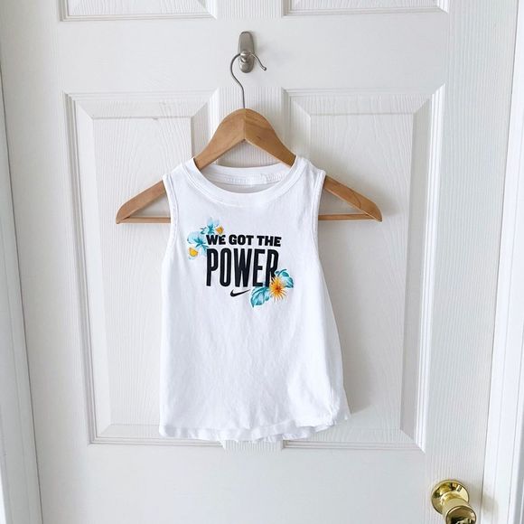 3 for $25 / NIKE TEE TANK WHITE GIRLS - Picture 1 of 2